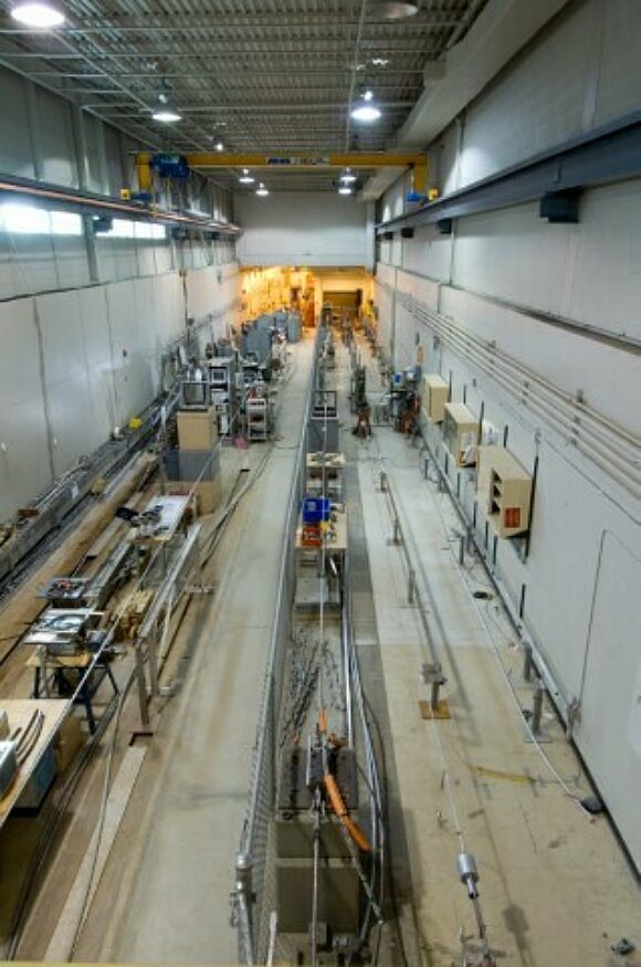 Interior photograph of a large Kinectrics facility