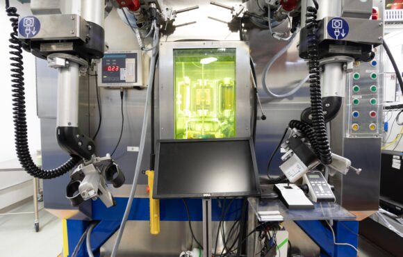 Closeup photograph of a warm cell's remote controls