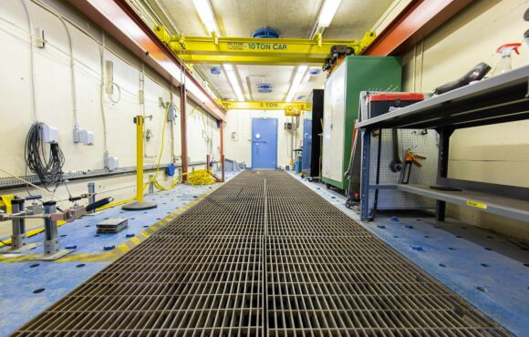 Interior of the Kinectrics burst test facility