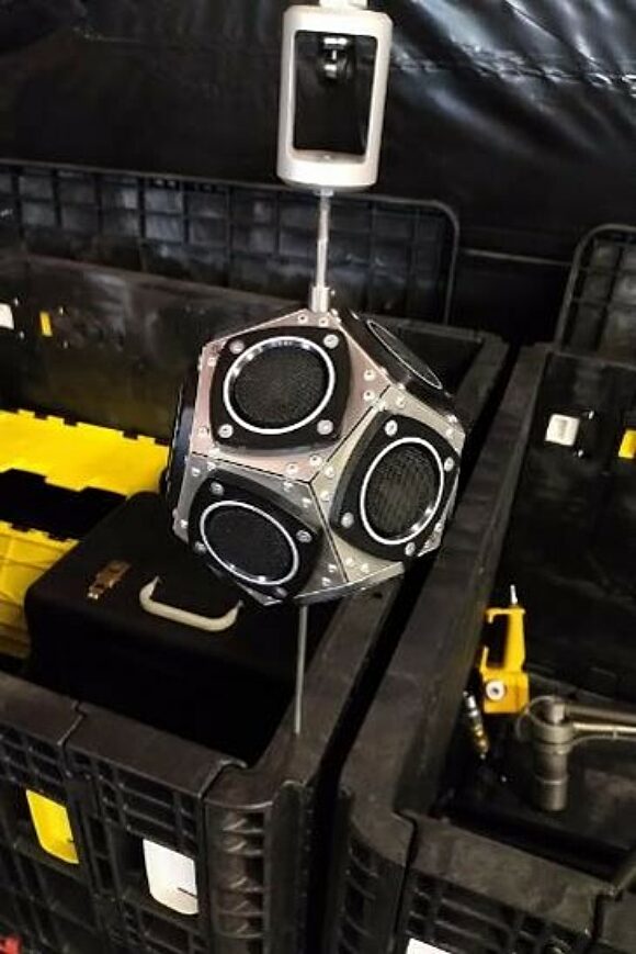 Closeup photograph of the Acoustic Leak Inspection System