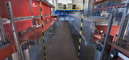 Interior of Kinectrics' mechanical testing lab