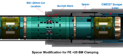 CAL3 Tooling Development CWEST with spacer