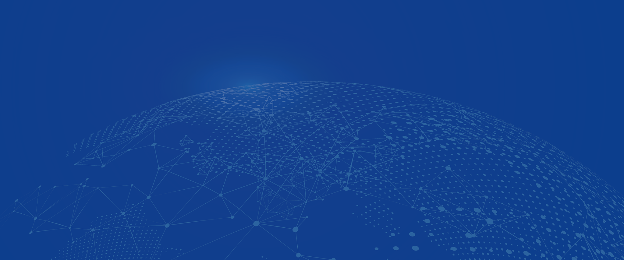 Illustration of a blue earth faded onto a blue background